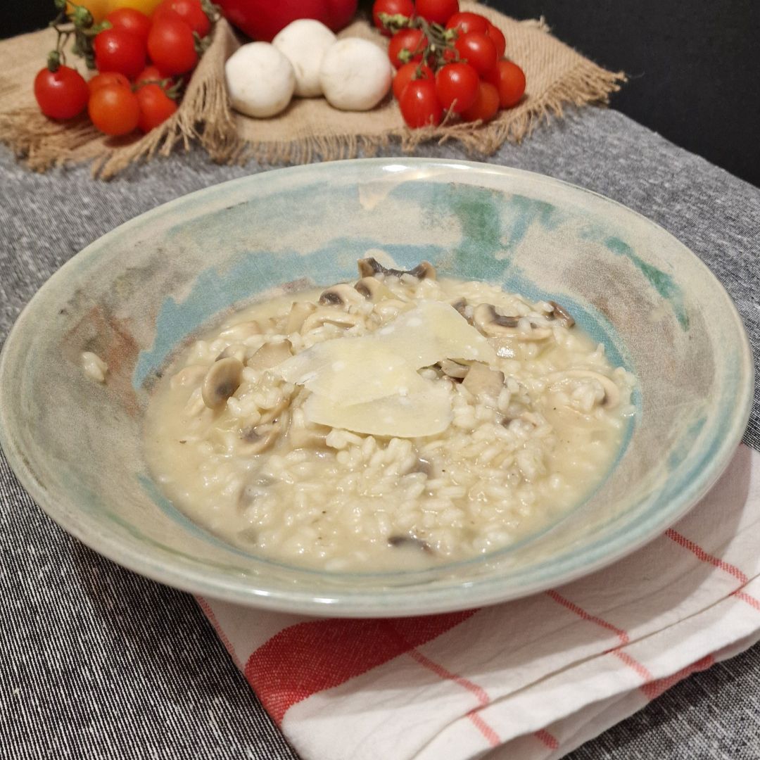 Como hacer un Risotto de champiñones cremoso y fácil