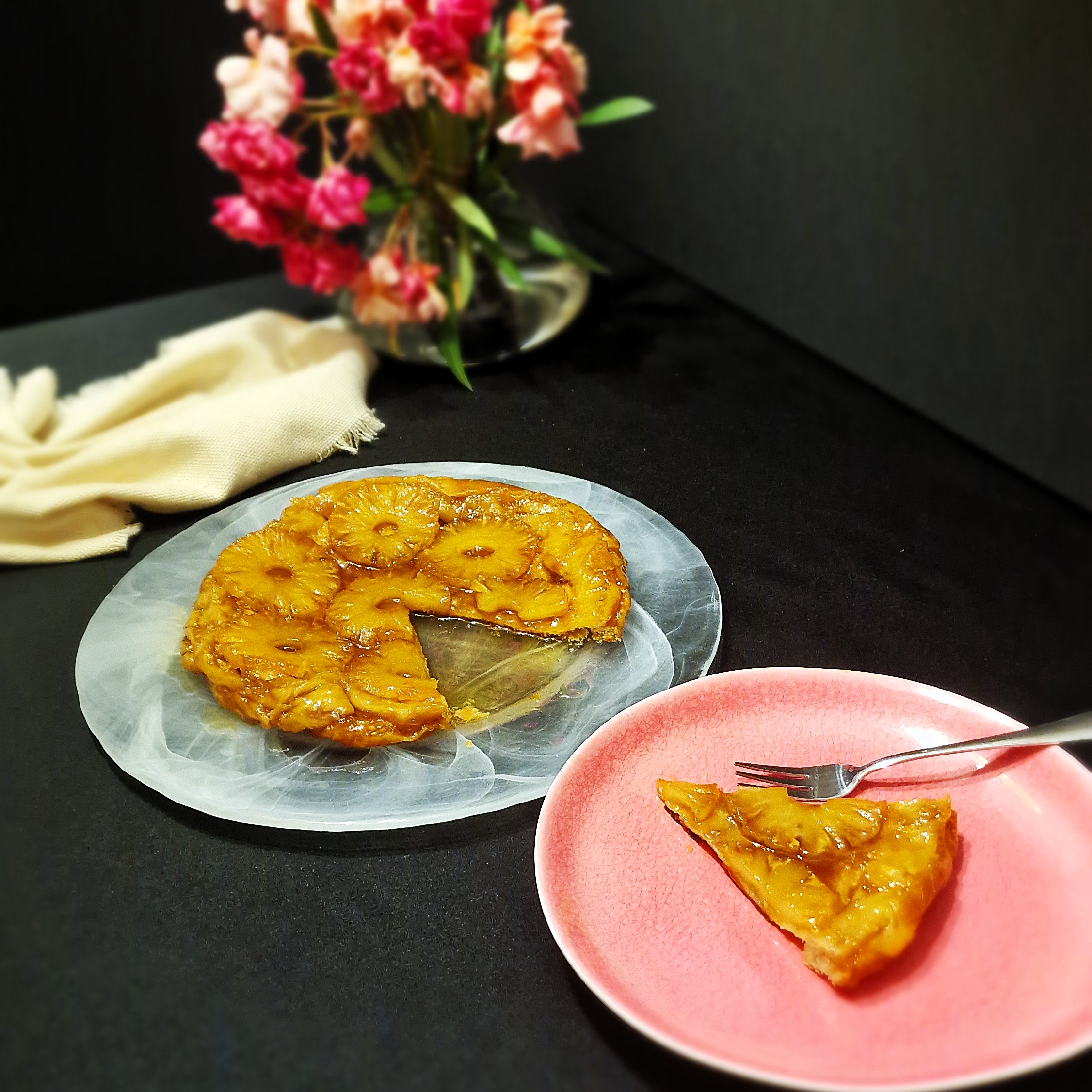 La mejor Tarta Tatín de piña (receta fácil)