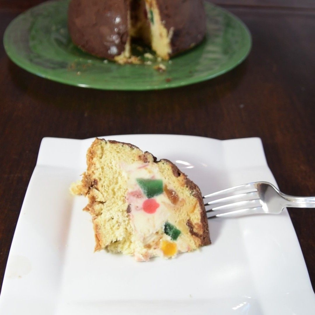 Panettone sorpresa helado: un postre festivo, fácil y delicioso