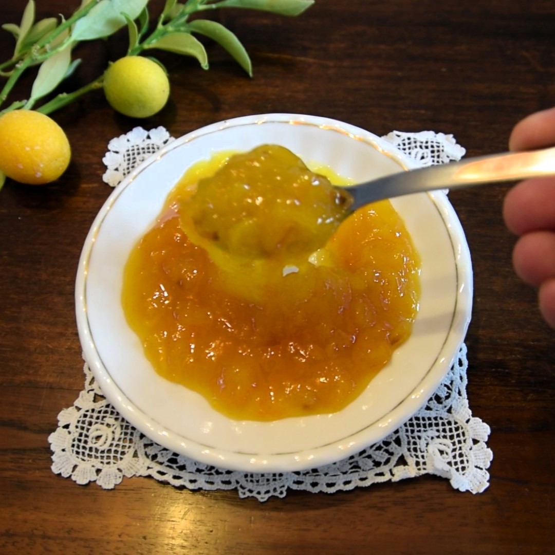 Mermelada de quinotos preparada en pocos minutos