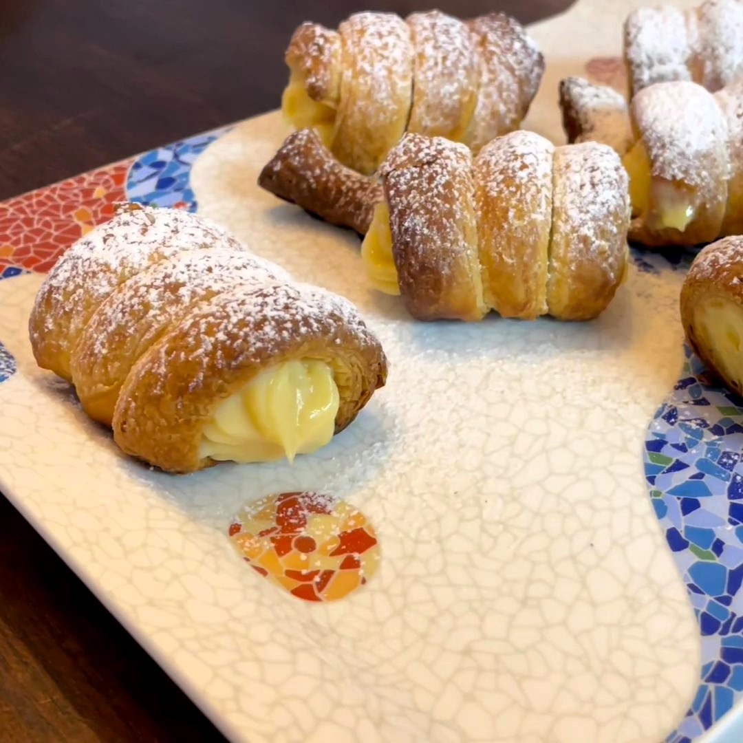 Cañoncitos de crema pastelera que siempre quedan perfectos