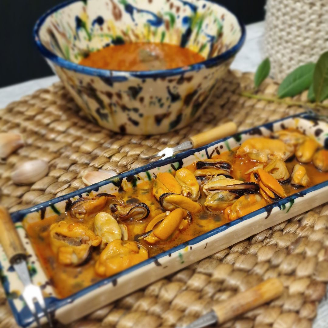 Mejillones en escabeche caseros y llenos de sabor